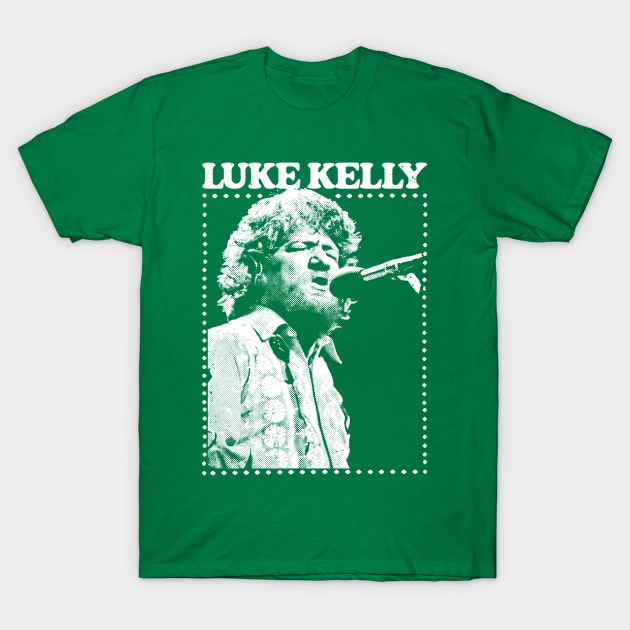 Luke Kelly -- Vintage Style Original Design T-Shirt by feck!